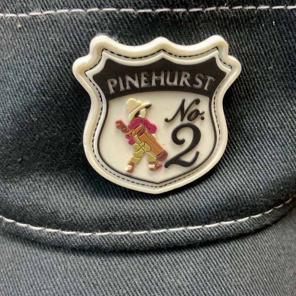 Imperial‎ Pinehurst No. 2 2011 Logo Golf Cotton Adjustable Visor Unisex Black